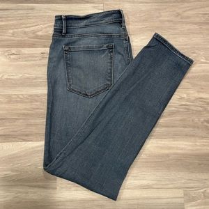 LOFT Women's Skinny Jeans in Dark Blue